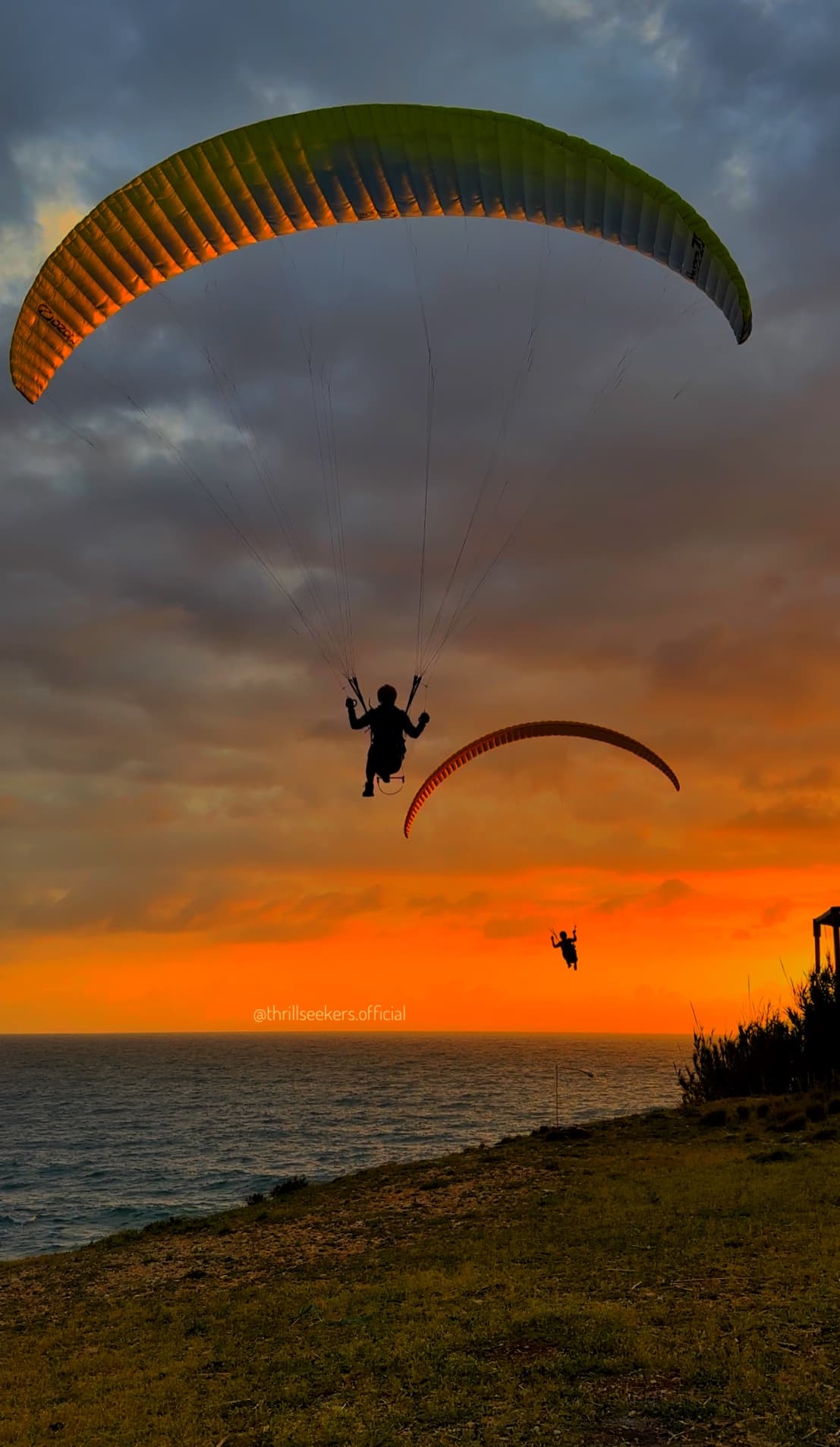 Golden hour soaring on the Lebanese coast